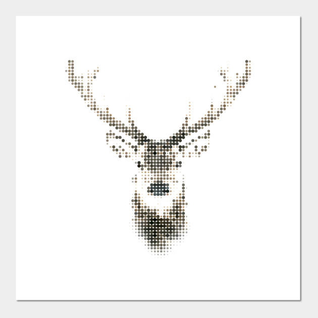 Geometric Animal Deer Stag